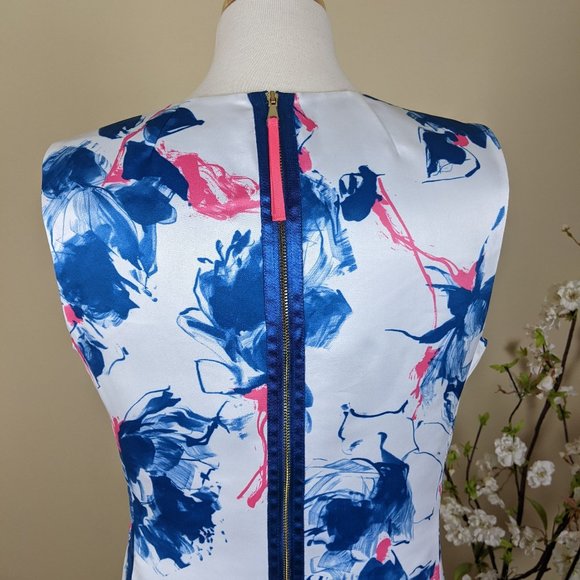 Cynthia Steffe Classic Summery Lined Dress with Zipper Size 10 - Picture 6 of 17